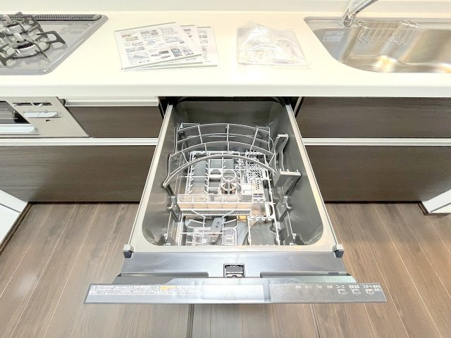 あきる野市草花の新築一戸建のキッチン|2025年2月撮影