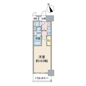 スカイコート千代田の間取り