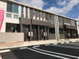 熊本市中央区黒髪１丁目のアパートの外観