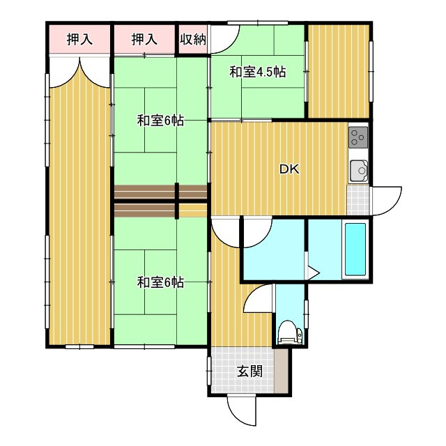 島田3丁目　一戸建ての間取り