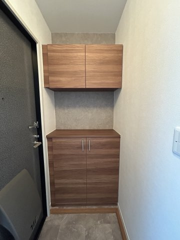 サングリーンB棟の玄関