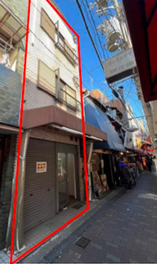 鶴橋店舗の外観|外観は落ち着いています