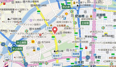 【地図】 | アスヴェル江戸堀