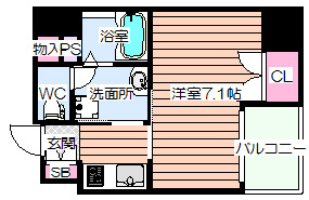 【間取り】 | アスヴェル江戸堀