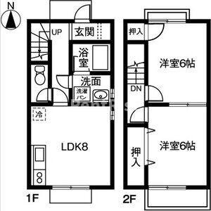 DUPLEX 国王105Aの間取り