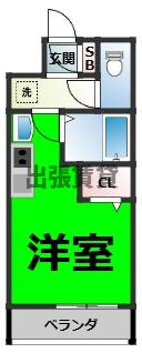 仲介手数料０円！ファンタジア21の間取り