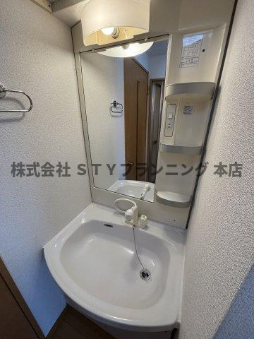 仲介手数料０円！ファンタジア21の独立洗面台