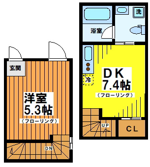 【間取り】 | ローランハイツ