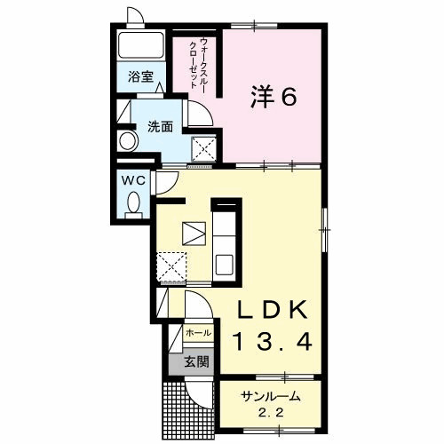 ネルソン四番館の間取り