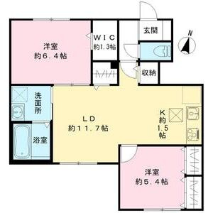 Aparutoman岡本（アパルトマン岡本）の間取り