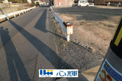 【前面道路含む現地写真】 | 西宇部北1丁目・資材置き場37坪（地目：雑種地）