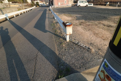 【前面道路含む現地写真】 | 西宇部北1丁目・資材置き場37坪（地目：雑種地）