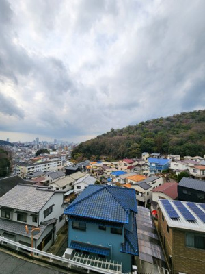 【展望】 | エバーグリーン牛田 | 高台にあり眺望良好です（R7.2月現在）