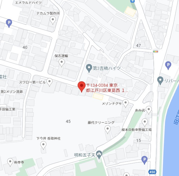 ベイサイドエリアⅠの地図