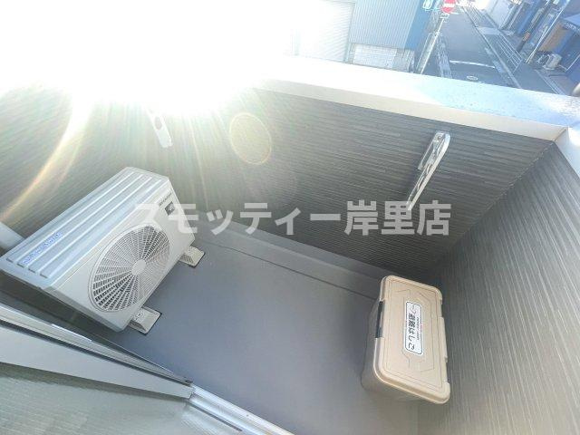 ハーモニーテラス御崎のバルコニー