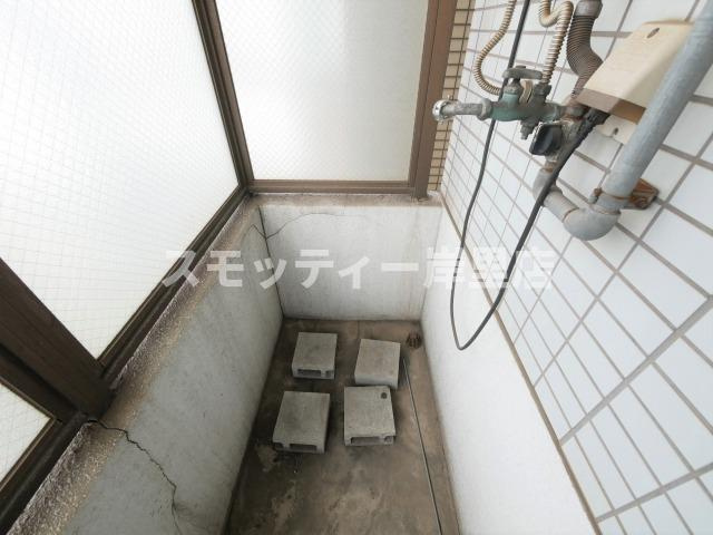 リヴァー住之江Ａ・B棟のバルコニー