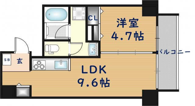 【間取り】 | グランガーデン足代新町