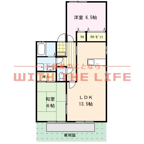 ガーデニア【10,000円キャッシュバック対象物件】の間取り|間取り図です