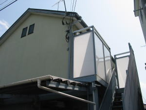 武蔵野市境南町１丁目のアパートの外観