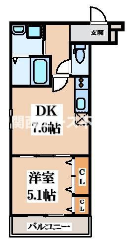 【間取り】 | フジパレス鴻池新田Ⅲ番館
