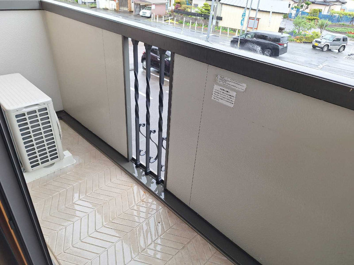 メゾン・ド・ボヌールのバルコニー