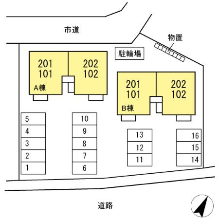 メゾン・ド・ボヌールの区画図