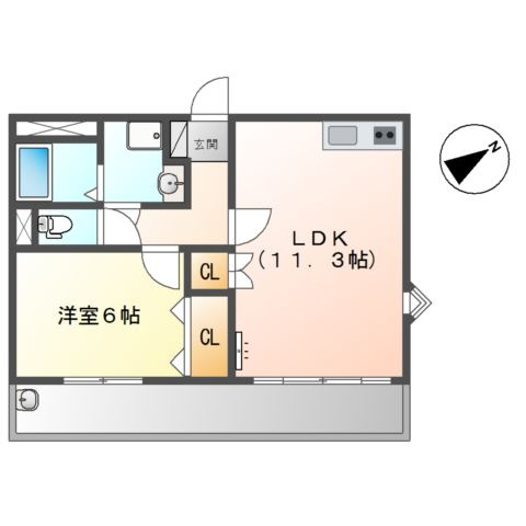 ガーデンハイムの間取り