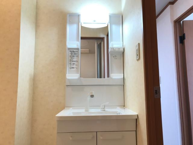 ガーデンハイムの洗面所|洗髪洗面化粧台