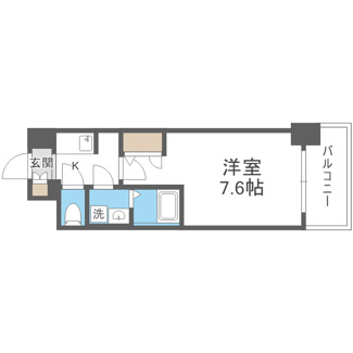 【間取り】 | S-RESIDENCE難波大国町domina