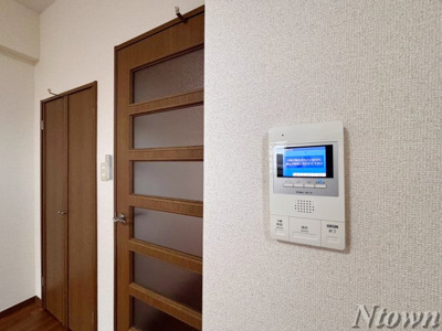 【セキュリティ】 | タウンコート児島 | モニター付きインターホンです