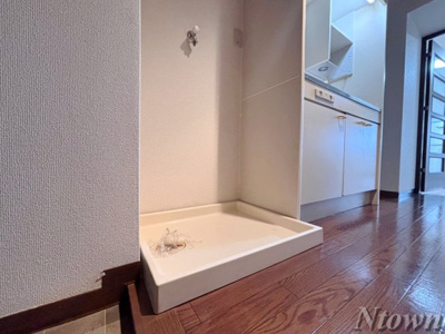 【設備】 | タウンコート児島 | 洗濯機置き場です