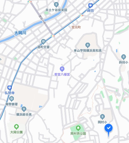 グリーンフォレストの地図