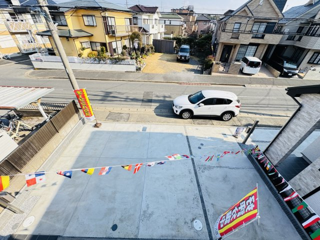 松戸市横須賀１丁目新築戸建【横須賀小学校：7分】の展望|バルコニーより道路側眺望