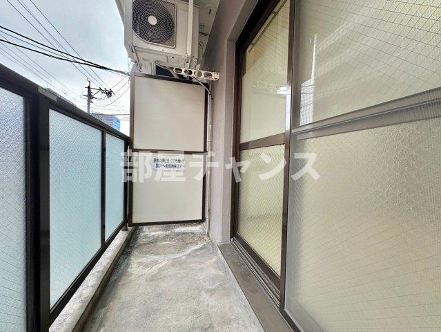 クリスタルタウン金山のバルコニー