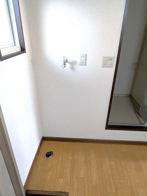 室内洗濯機置き場です