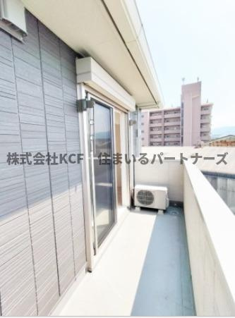 クレインのバルコニー|陽当たり良好なバルコニーです