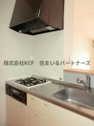 グランシャリオ宮の陣のキッチン|きれいなキッチンです