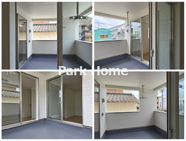 高知市若松町 -2号棟- 新築戸建てのバルコニー