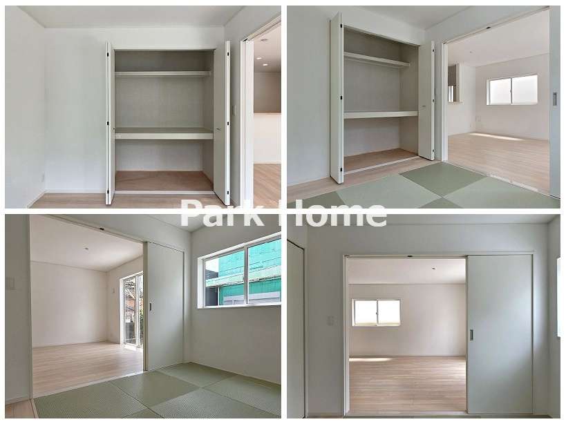 高知市若松町 -2号棟- 新築戸建ての和室|1F：5.2和洋室