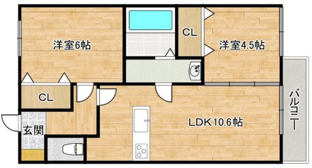 ロタス英賀の間取り