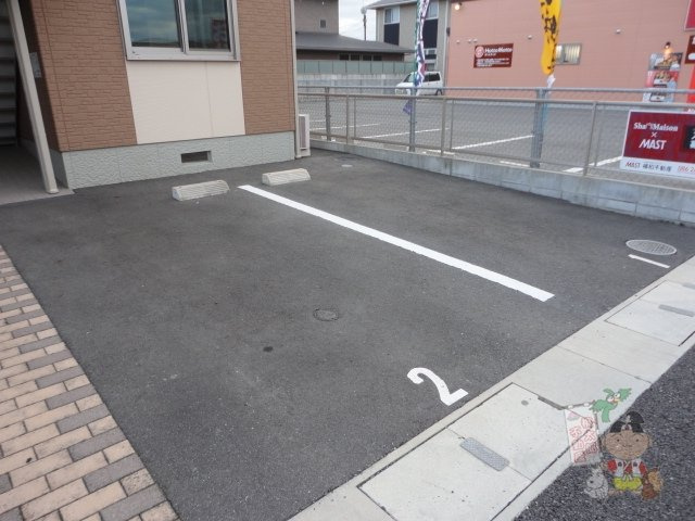 ベルバーンの駐車場