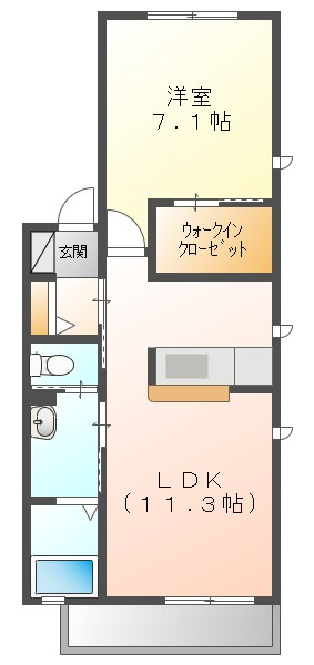 ベルバーンの間取り
