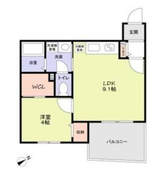【間取り】 | ブライトメゾン羽衣
