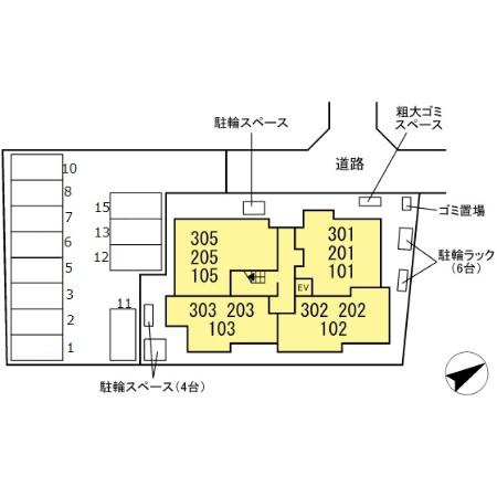 Creatore (ｸﾚｱﾄｰﾚ)の区画図