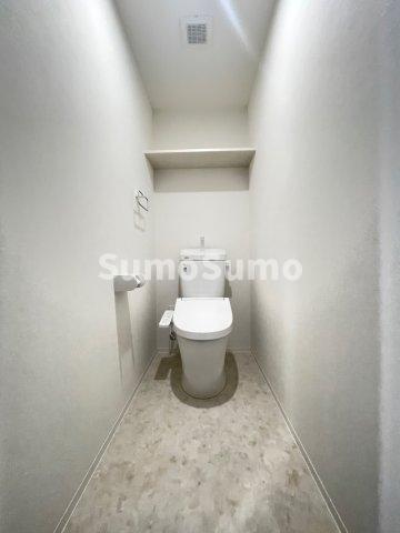 CREST西新 のトイレ|シンプルで使いやすいトイレです