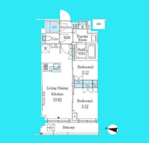【間取り】 | Ｊ．ＧＲＡＮ　Ｃｏｕｒｔ　品川西大井ＷＥＳＴ | Ｊ．ＧＲＡＮ　Ｃｏｕｒｔ　品川西大井ＷＥＳＴ