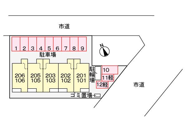 サンリット　　刈谷市近郊の賃貸ならクラスホーム刈谷の駐車場