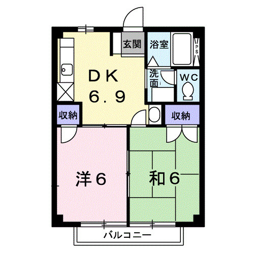 【間取り】 | ヴィラージュ島田