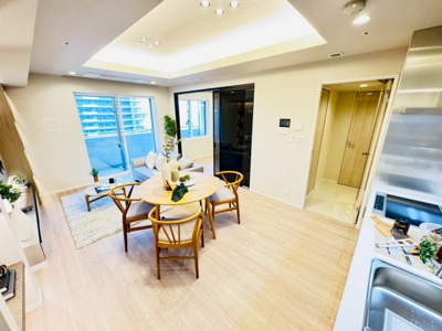 【居間・リビング】 | コスモポリス品川 | ゆったりとしたリビングです