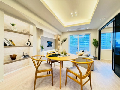 【居間・リビング】 | コスモポリス品川 | おしゃれなリビングです